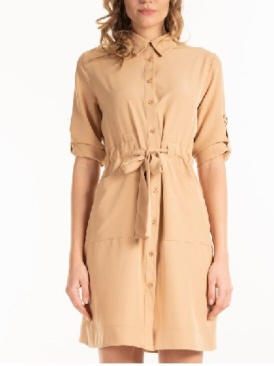 Vero Moda Dresses & Skirts - 🇨🇦  Vero Moda Button-Up 3/4 Sleeves Shirt Dress